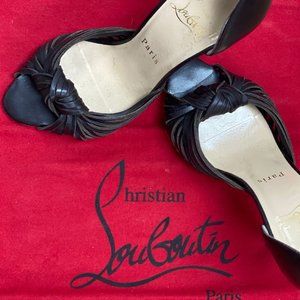Christian Louboutin Dark Brown 4" High Heels